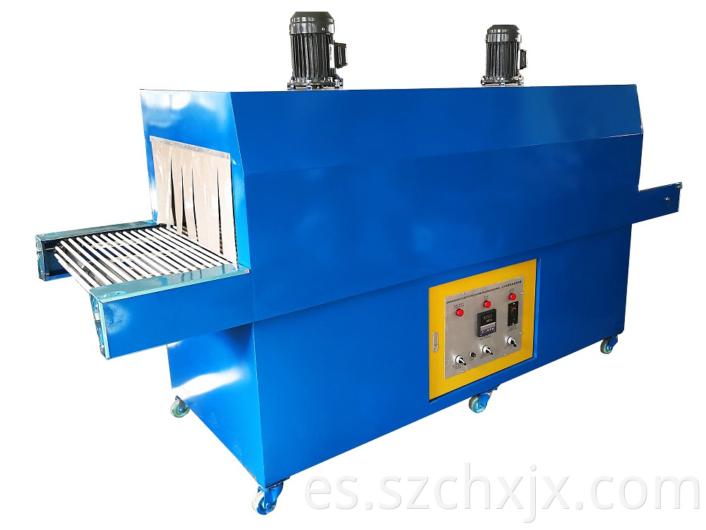 Heat shrink wrapping machine for plastic
